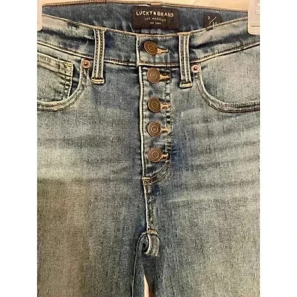 Womens 0/25 Ankle High-Rise Skinny Bridgette Jeans - Picture 3 of 6